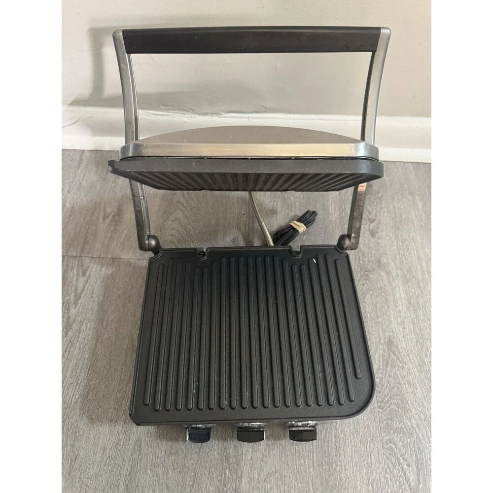 Cuisinart Griddler 4-in-1 Panini Press Contact Grill Griddle Stainless Steel
